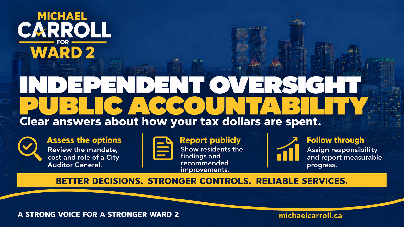 Stronger Oversight. Clearer Answers for Taxpayers.