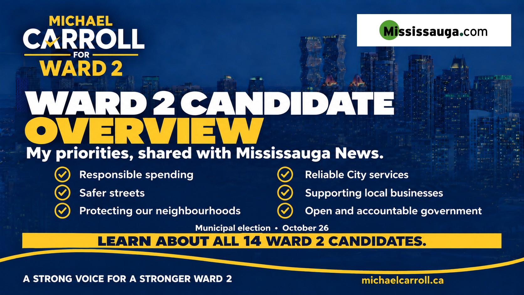 2026 Mississauga election: Meet the candidates running for Ward 2 councillor